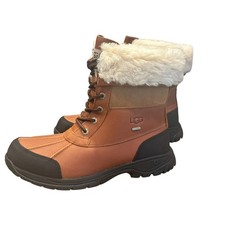 UGG Adirondack III Hombres Impermeable Cuero Invierno Botas Castaño Suela Vibram 8.5