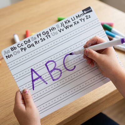 A4 Whiteboard trocken abwischbare Tafel leicht zu reinigen Musik Noten Schreiben ABC 5/4/3/2/1er Pack