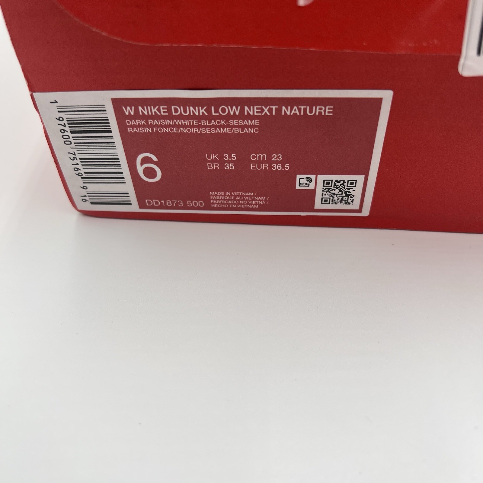 NEW Nike Dunk Next Nature Low Dark Raisin Women Size 6 Sneakers DD1873-500 thumbnail 12