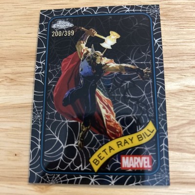 2025 Topps Chrome Marvel Comics Beta Ray Bill #65 Black Spider Web /399