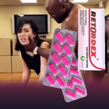 Retordex 30 Pills Supplement Rock Hard Bull Like Bed Powers Stamina Timing Boost