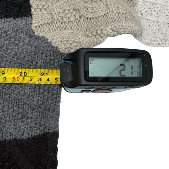 LL Bean Patchwork Wool Mock Neck Sweater Women's … - image 6