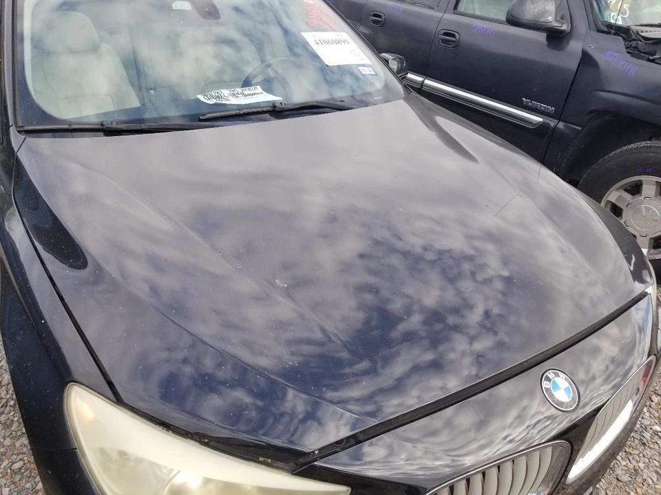 10 2010 BMW 550i GT OEM HOOD ASSEMBLY BLACK - Image 2 of 4