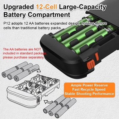 External Flash Battery Pack Speedlite Flash Power Bank For Canon
