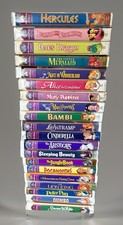 Lot Of 20 Walt Disney Masterpiece Collection VHS Tapes Clamshell