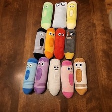 BabyFirst TV Color Crew Crayon Talking Plush Toy Set Of 12 PLEASE READ