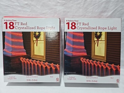 Holiday Time 18 Clear Crystallized Rope Light