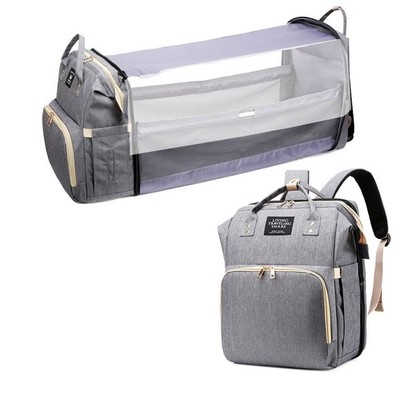 SALIFA Diaper Bag Backpack with Changing Station, Foldable Baby Diaper Bags L...