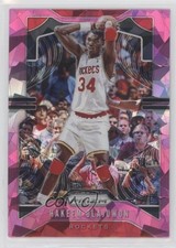 2019-20 Panini Prizm Pink Ice Prizm Hakeem Olajuwon #4 HOF 11pj