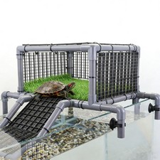 Extra Large Turtle Basking Platform, Heavy-Duty Above Tank Dock Ramp for Aq...