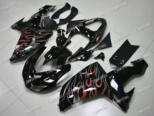 For Ninja ZX-10R 2006 2007 Red Black ABS Injection Mold Bodywork Fairing Kit