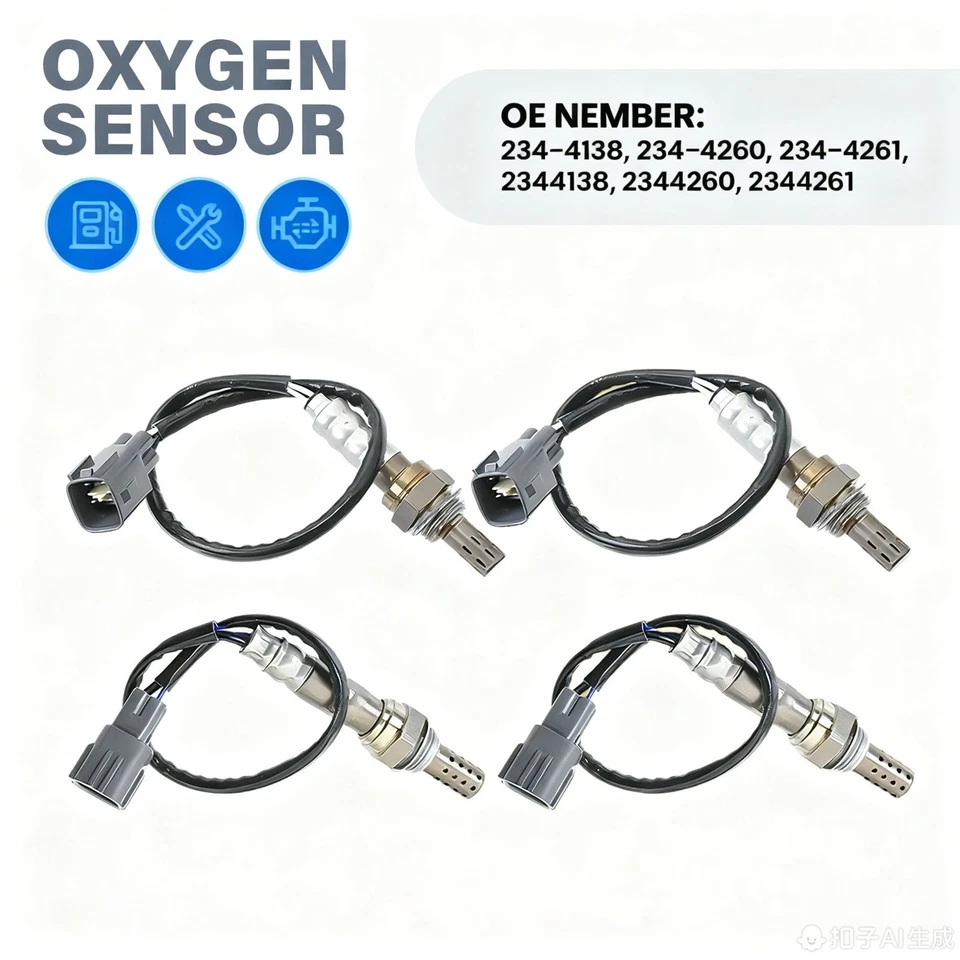 Upstream & Downstream Oxygen O2 Sensor For 2010-2012 Toyota FJ Cruiser 4.0L V6 Foto 2 de 4
