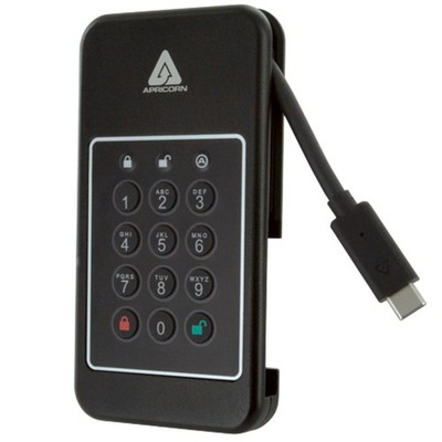 Apricorn Aegis NVX 500GB USB 3.0 Portable External Solid State Drive