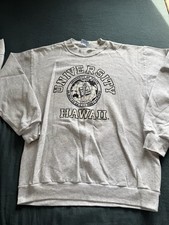 Vintage University Of Hawaii Sweatshirt L Crewneck 80s 90s minor flaw
