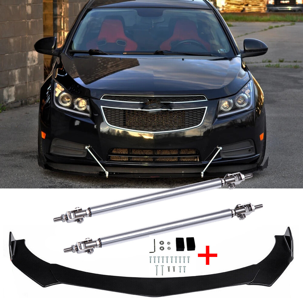 ボディソープ cruze For Chevrolet Cruze 10-21 Front Bumper Lip Splitter Diffuser