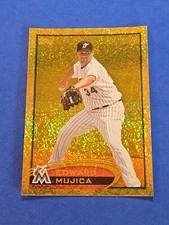 2012 Edward Mujica Topps #178 Gold Sparkle Parallel 