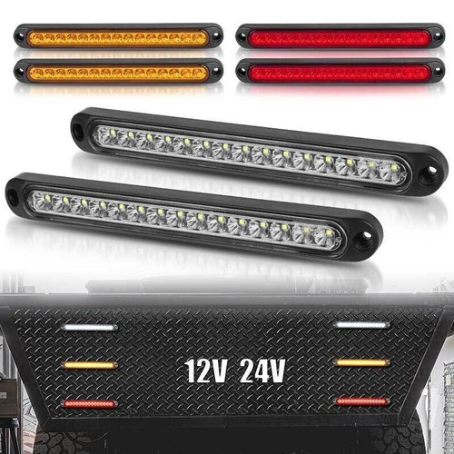 15 LED Tail Lights Brake Indicator Reverse Slim Strip RV Trailer Lights UTE STOP - Picture 3 of 10
