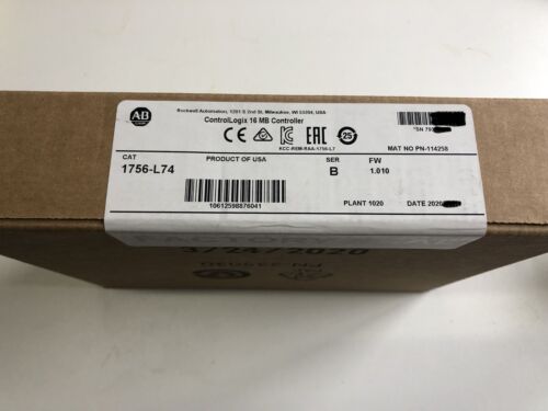 1756L74 AB 1756-L74 SER B 16MB Controller ControlLogix Logix5574 Processor New - Picture 3 of 3