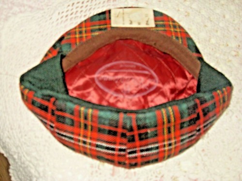 casquette vintage en tartan / tissu écossais - taille 53 - Picture 2 of 4