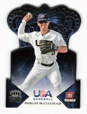 2015 Morgan McCullough Panini USA Baseball Crown Royale Die Cut Rookie