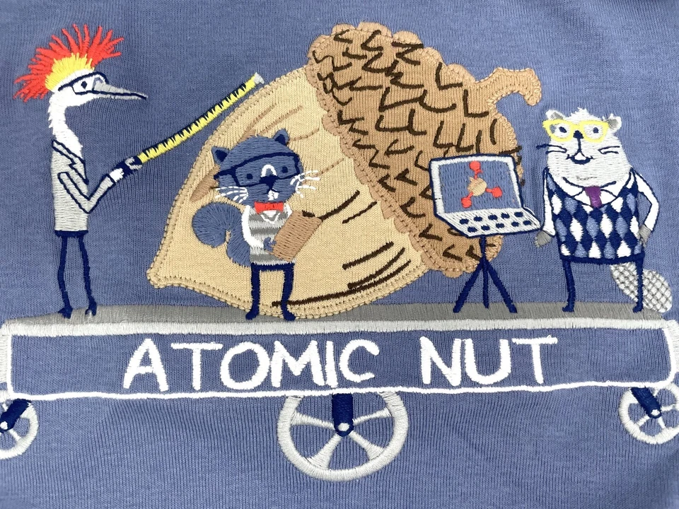 Nuevo Gymboree Talla 5 Gymmie PJ Set “Atomic Nut” Bellon Science Pantalones Manga Corta Foto 3 de 4