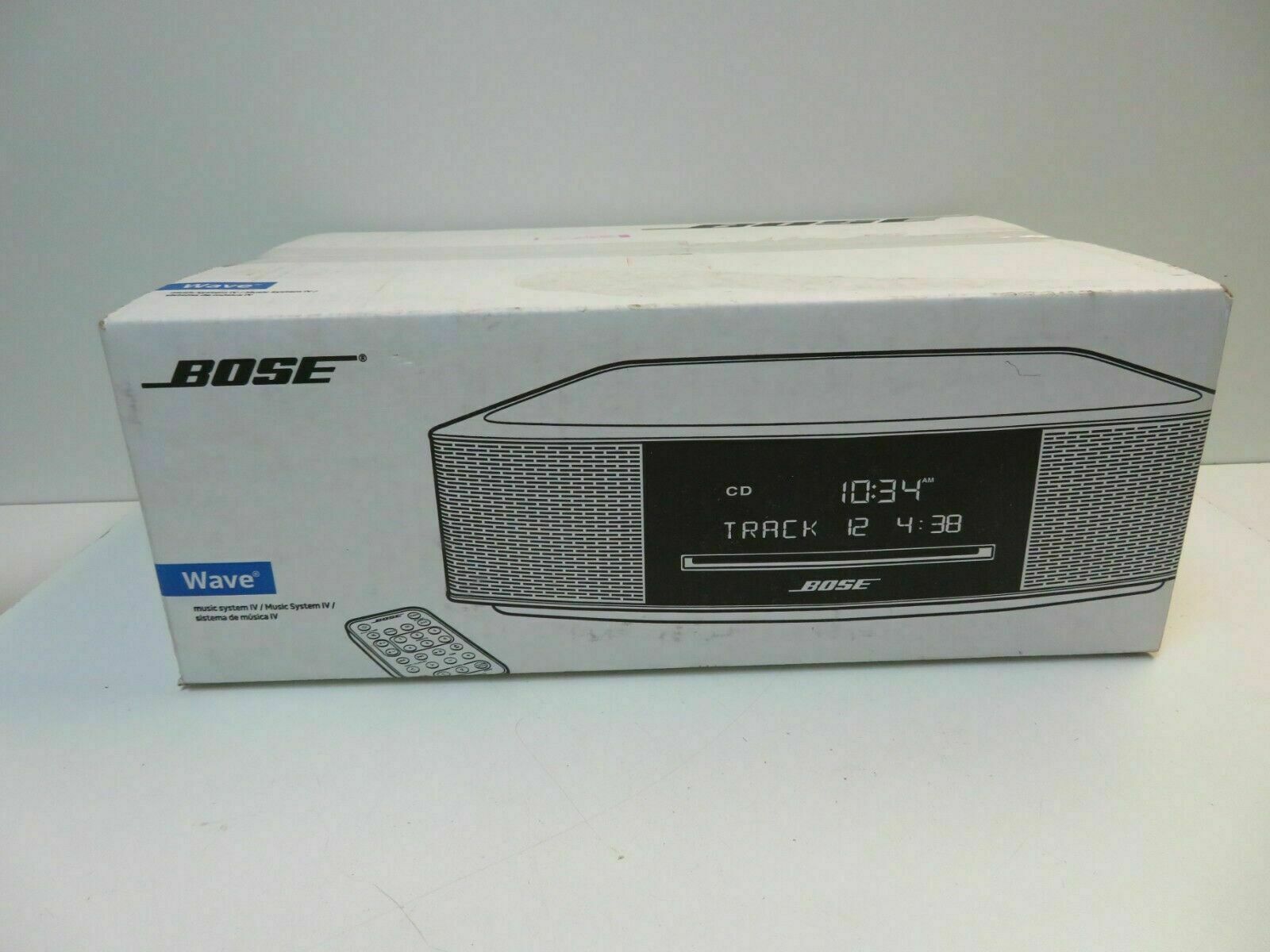 Bose Wave IV Music Sound System CD MP3 Player AM FM Radio Tuner Dual Alarm  Clock