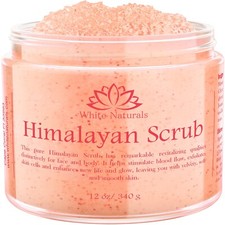 Himalayan Salt Scrub By White Naturals: Body Scrub With Nourishing Vitamin