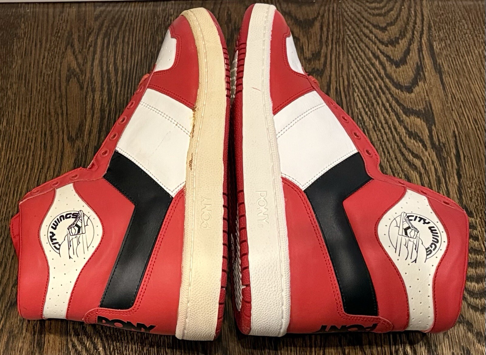 Sneakers DS vintage Pony City Wings originali 1985 mai indossate con scatola US da uomo taglia 12