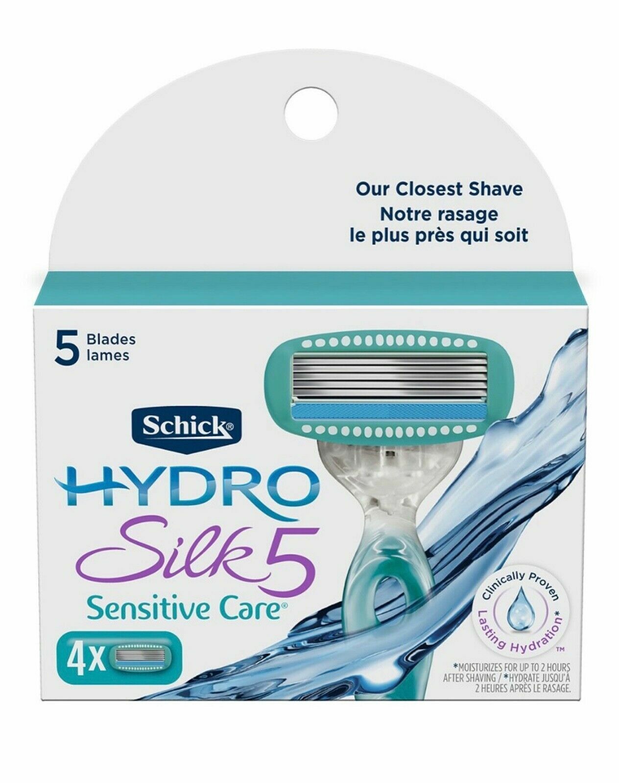 wholesale Schick Hydro Many popular brands Silk 5 Sensitive 4 - Cartridges Refill