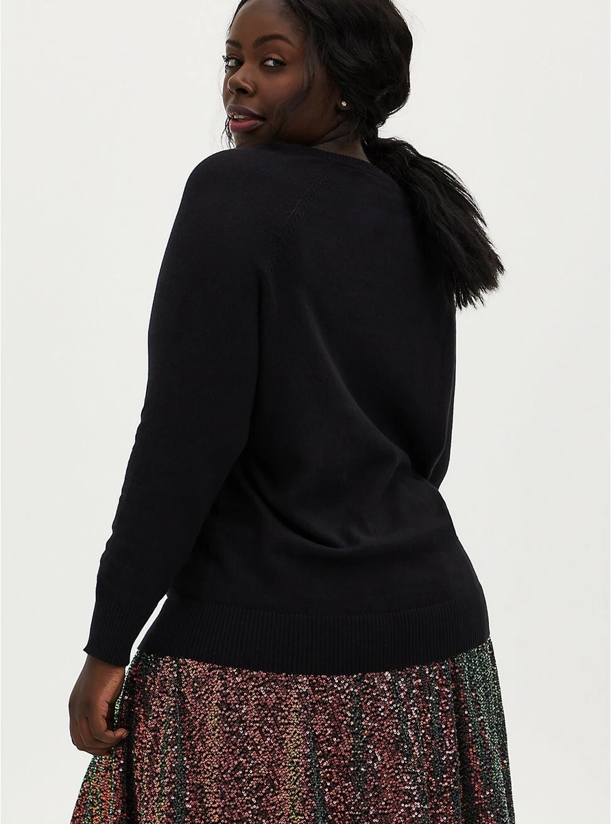 Torrid top black sweater