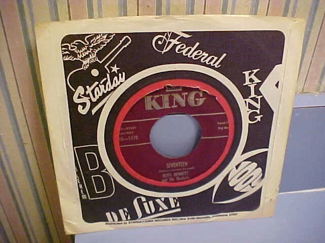Boyd Bennett - 1955 R&R - EX VINYL & EX AUDIO - Seventeen / Little Ole You All Foto 3 de 3