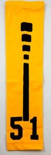 PICK YOUR NUMBER Kids Teens Basketball Sports Arm Sleeve ELITE YELLOW BLACK