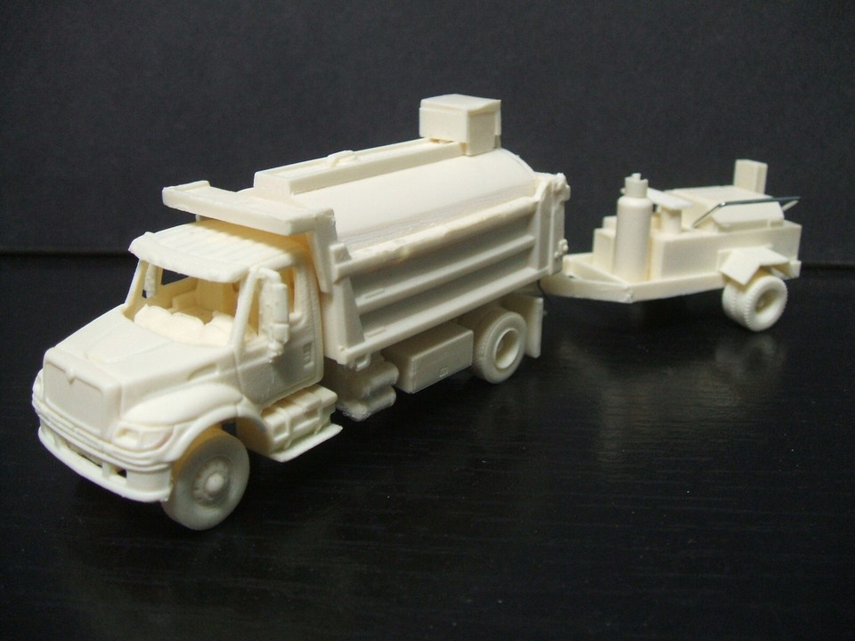 187 HO CUSTOM BUILT HOT TAR KETTLE TRAILER TANKER DUMP TRUCK RESIN
