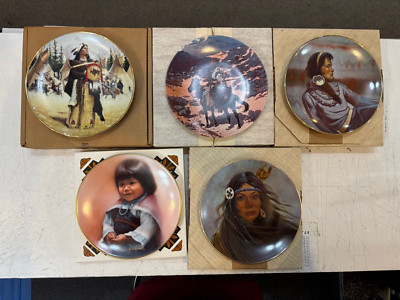 Native Themed Decorative Collectors Plates LOT of 5 NIB ~ LOT B | eBay