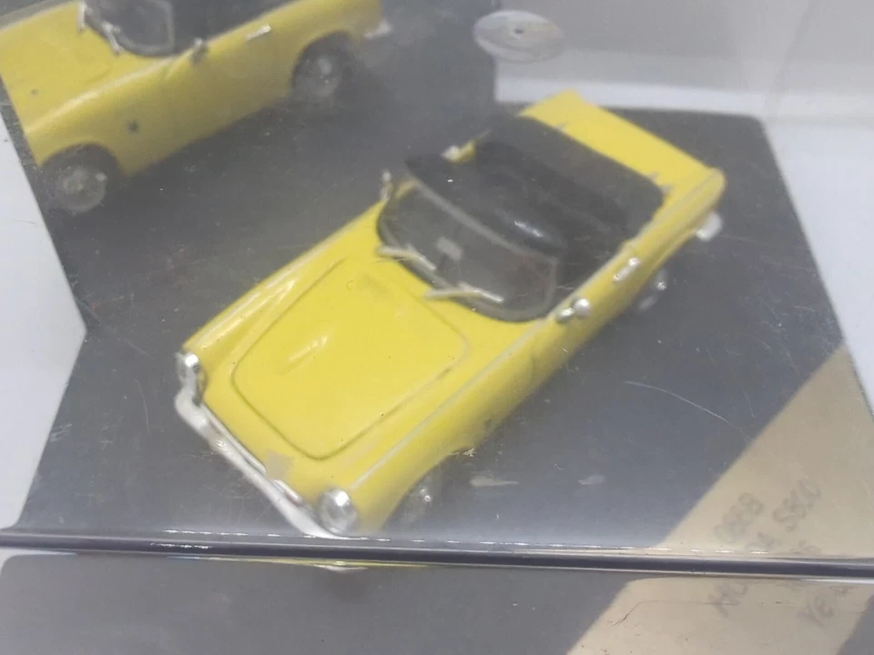 Vitesse escala 1/43 086B 1966 Racing amarillo Honda S800 modelo diecast en caja. Foto 3 de 4