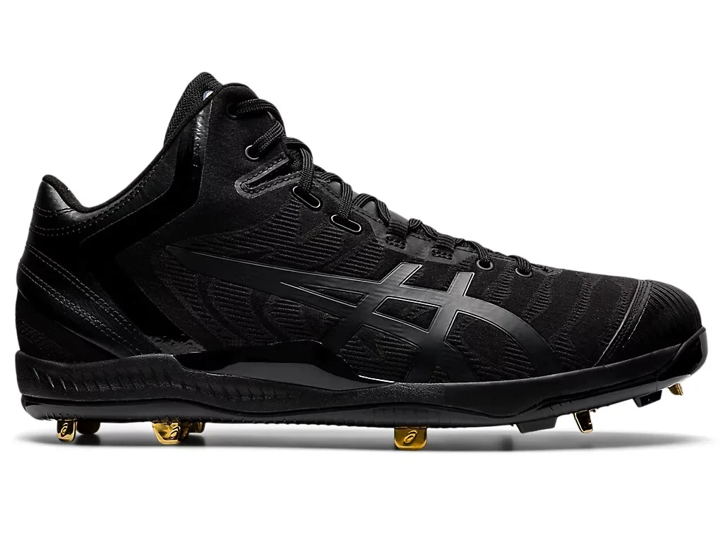 ASICS Baseball Stud Spike Shoes GOLDSTAGE I-PRO SM 1121A051 black x black