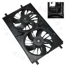 Radiator Condenser Cooling Fan Assembly For 2008-2014 Dodge Avenger Jeep Compass