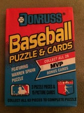 1989 Donruss Baseball Card Wax Pack Andres Galarraga Showing On Back Expos