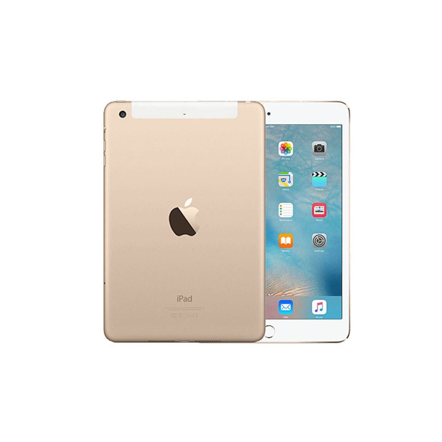 apple ipad mini 3 16Gb Gold Wi-Fi + Cellular Unlocked Fully