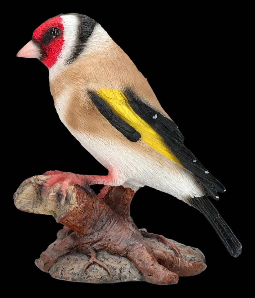 Figurine de Jardin Oiseau - Chardonneret - Wildvogel - Animal Déco – 10cm - Photo 3/4