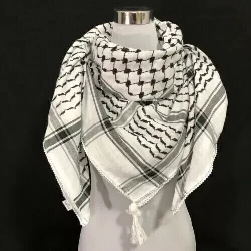 Keffiyeh Scarf Palestinian Shemagh Original Arab Kufiya شماغ كوفية حطة فلسطينية
