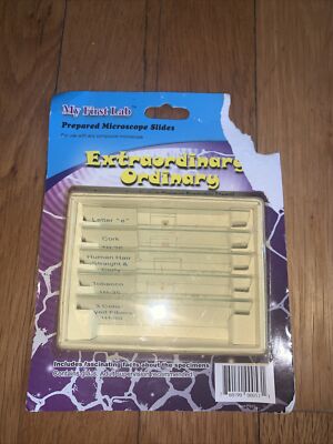 NIB My First Lab Prepared Slide Kit 1 Box of five Slide Specimens new