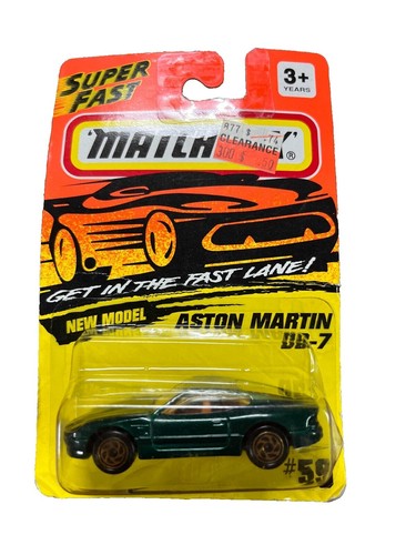 MATCHBOX SUPERFAST #59 ASTON MARTIN DB-7 1993 ISSUE | eBay