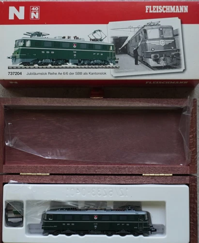 Fleischmann  737204   (Spur N)   E - Lok  SBB   BR 11406 + OVP - geprüft + digit