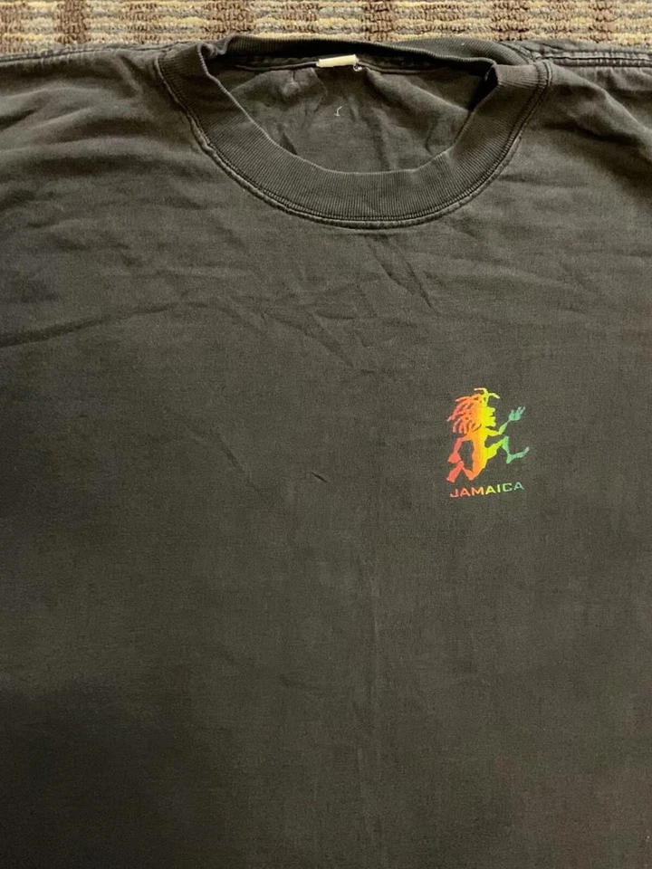 Camisa De Colección Años 90 Jamaica Rasta Hombre L Isla Rastafari Vacaciones Reggae Jah Turista * Foto 2 de 4