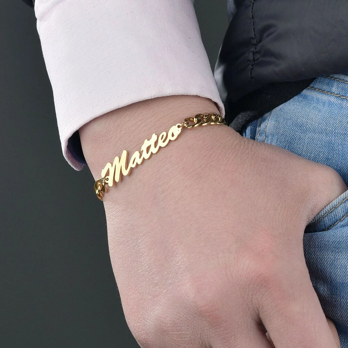 Mens Name Bracelet – Toobas.pk Online Customized Gifts