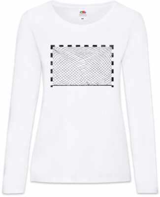 Handball Goal Damen Langarm T-Shirt Player Passion Love Addiction Hand Ball