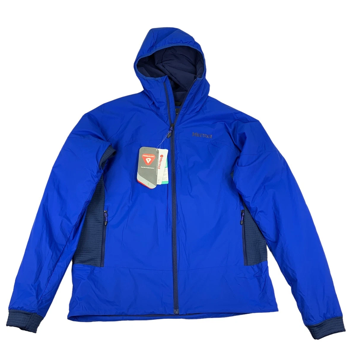 Marmot Mens Novus LT Hybrid Hooded Jacket Blue M