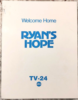 Ryans Hope Soap Opera ABC Studio 24 Facility Layout Booklet 1980s Vintage NYC