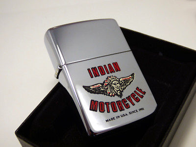 Zippo Lighter   Niagara Falls Ontario Canada    Indian Motorcycle   A70/II